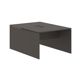 Стол двойной ED2ST 1180 Мокко/Черный 1160х1606х750 EDIS - Фото предпросмотра