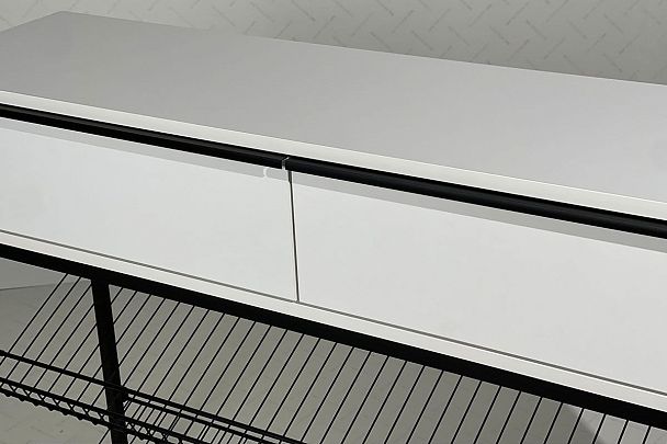 Обувница Крафт 2 LMN-02.2342 черный муар/белый - Вид 4