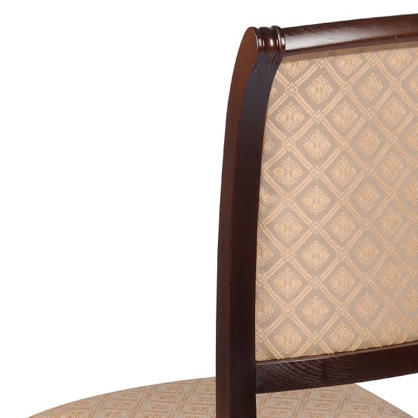 Комплект деревянных стульев с мягким сиденьем Арктос Темный орех/Бежевый жаккард, 3 шт. - Вид 10