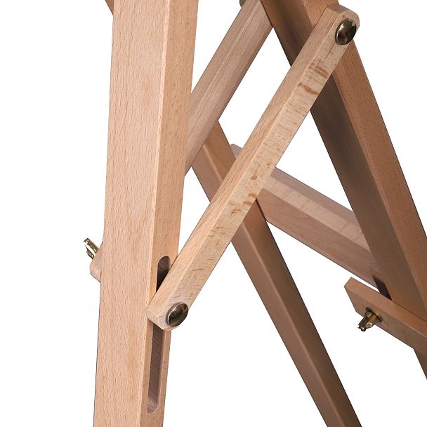 Мольберт напольный из бука, 158х50х87 см, высота холста до 121 см, лакированный, BRAUBERG ART CLASSIC, 192259 - Вид 8