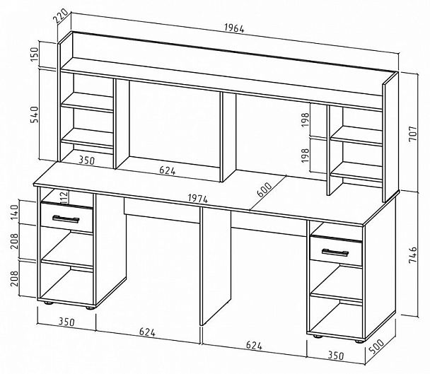Стол компьютерный Остин-19 - Вид 2