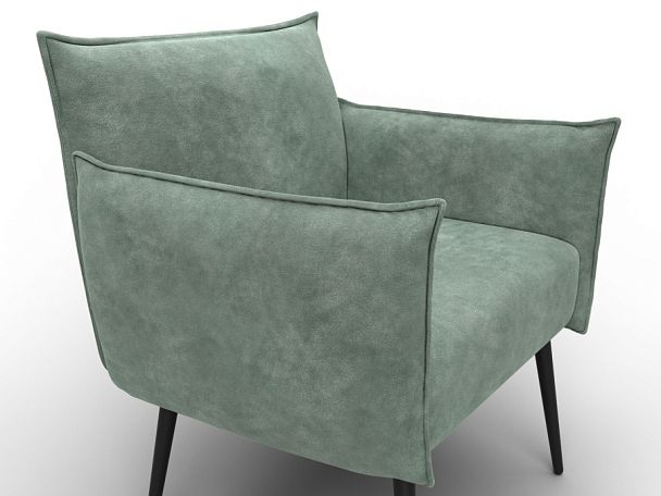 Кресло Лига-083 Велюр зеленый - Вид 4