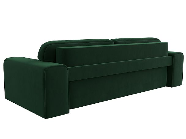 Прямой диван Лига-029 Велюр зеленый - Вид 6