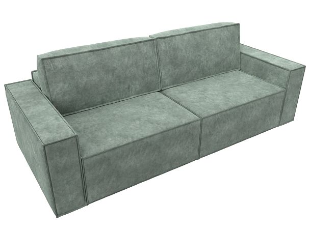 Диван прямой Куба Велюр зеленый - Вид 5