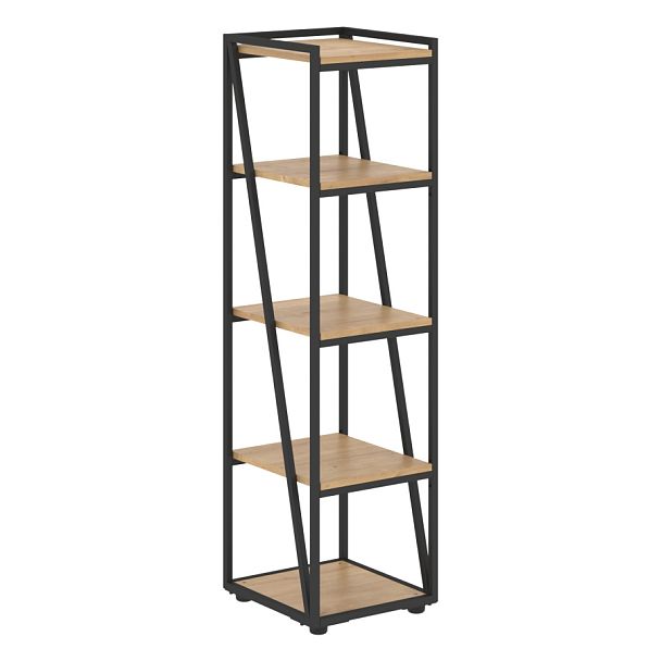 Стеллаж LMMC 40 Дуб Бофорд/Черный 400х430х1517 LOFTIS - Вид 1
