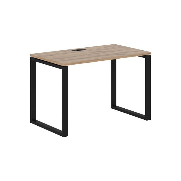 Стол прямой EQST 1167 Дуб Денвер светлый/Черный 1160х670х750 EDIS - Вид 1