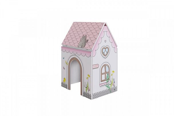 Стол Домик MK-0017.2711 белое дерево/розовый - Вид 1