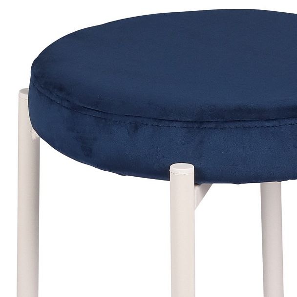 Комплект табуретов Кен, Confetti blue/белый, 4 шт. - Вид 2