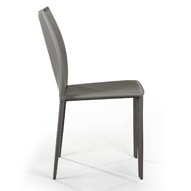 Стул Rolf, кожа тауп - Вид 5