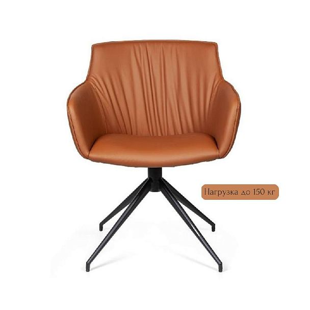 Полукресло Sofia, иск.кожа soft-touch, терракот - Вид 3