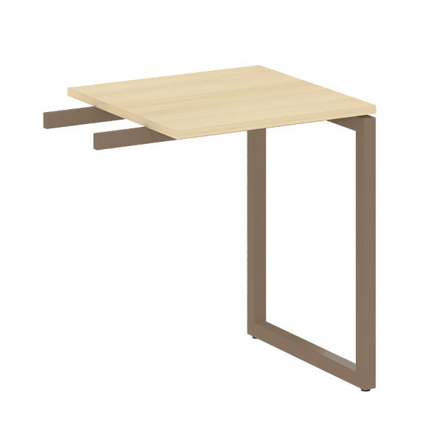 Metal System Quattro Приставной элемент на О-образном м/к 40БО.ПР-1 Акация/Мокко металл 600*600*750 - Вид 1