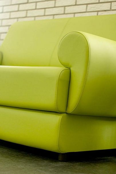 Диван 3-местный Матрикс экокожа светло-бежевая CN1112 - Вид 4