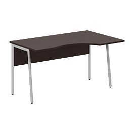 Стол прямой СА-2P(R) Венге Магия/Алюминий 1400х900х755 IMAGO PLUS - Фото предпросмотра