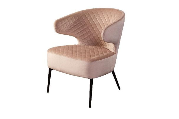 Кресло Richard ромб, бархат бежевый 5 - Вид 1