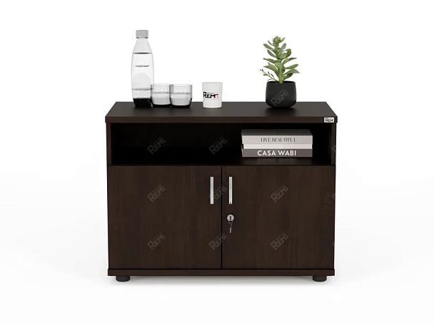 ЛАЙТ / LIGHT RLG018-80x45 Тумба под оргтехнику 80x45x60 Венге - Вид 2