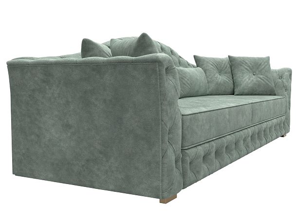 Диван прямой Артис Велюр зеленый - Вид 3