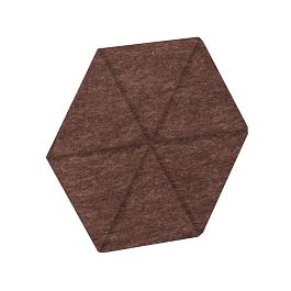 AcustiX Настенная панель шестигранная (6 лучей) VE.NP-6G6LU-200 Молочный Шоколад 400*346*12
(сторона - Фото предпросмотра