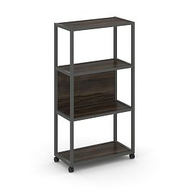 Shelf Mobile Стеллаж 4 уровня 1 секция VR.LT-STK-402.10 Дуб Мали/Металл Антрацит 1000*400*1523 - Фото предпросмотра
