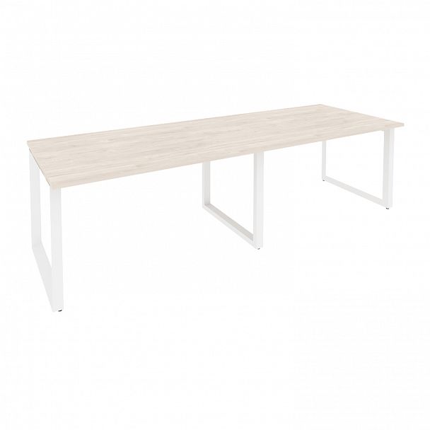 Стол переговорный "Onix" O.MO-PRG-2.3 денвер светлый/белый - Вид 1