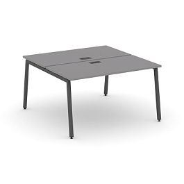 Стайл Проджект Рабочая станция двухсторонняя SN-4A.DRS-011 Серый Пепел/Металл Антрацит 980*1432*750 - Фото предпросмотра