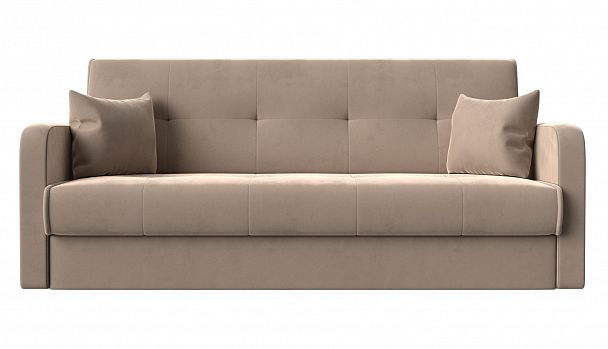 Диван книжка Надежда (полностью велюр бежевый) - Вид 2