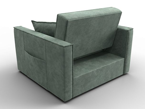 Кресло-кровать Лига-104 (80) Велюр зеленый - Вид 5