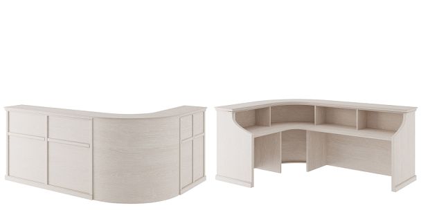 Стойка ресепшн угловая левая Bern 250x170x115 дуб атланта - Вид 1