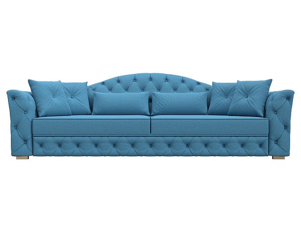 Диван прямой Артис Рогожка голубой - Вид 2