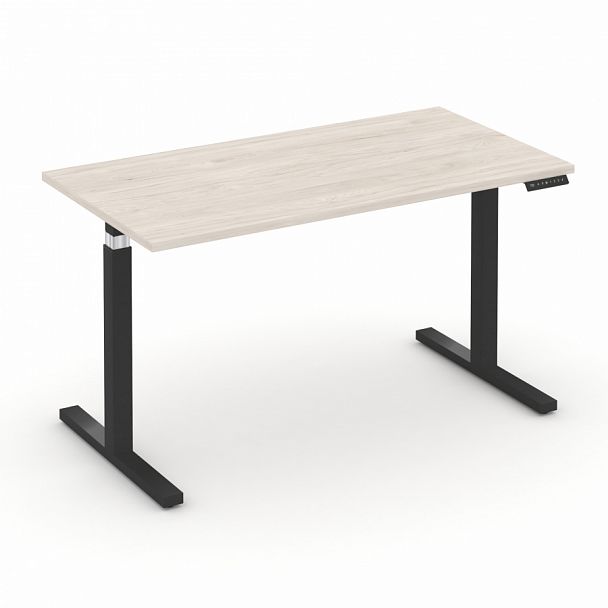 Стол электроподъемный "MOVE UP" MV.SE-3.7 Черный металл / Денвер Светлый - Вид 1