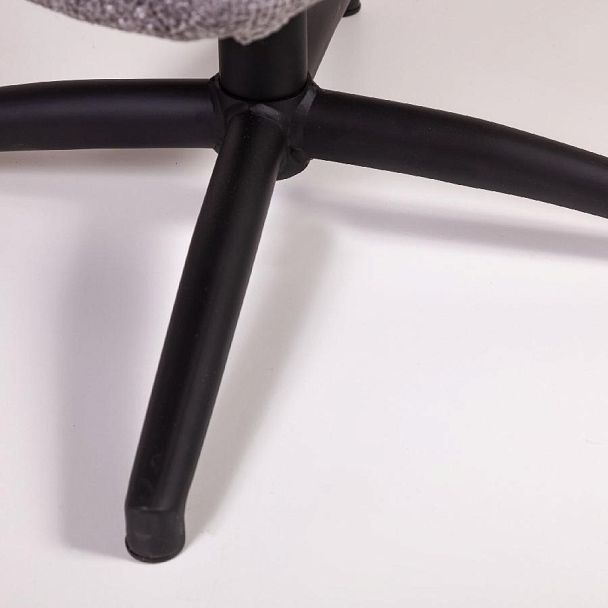 Кресло качалка с оттоманкой Magnus, серый - Вид 11