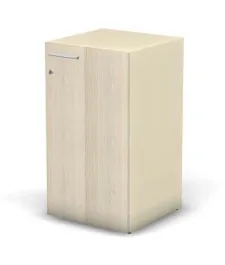 RAC046 ACCORD Шкаф низкий, с замком правый 451х448х814 Сосна Аланд/Кашемир - Фото предпросмотра