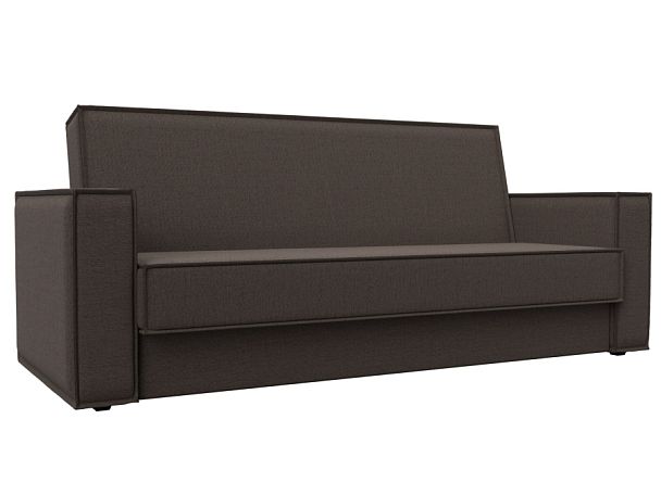 Диван-книжка Куба Рогожка коричневый - Вид 1