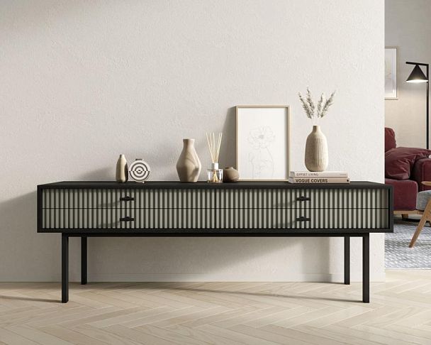 Консоль с двумя ящиками Emerson арт EM23/gray/L - Вид 5