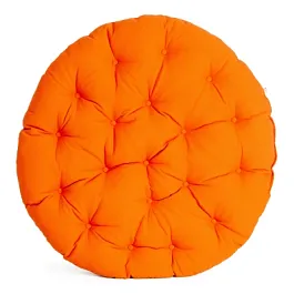 Матрац для кресла Папасан/Papasan (23/01), ткань, оранжевый - Фото предпросмотра