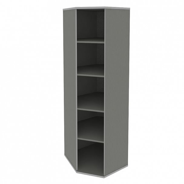 Шкаф угловой "Riva" А.СТ-1.10 клен/металлик - Вид 2