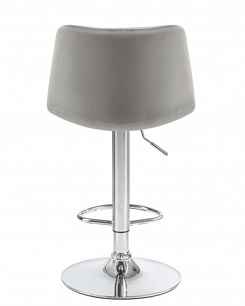 Стул барный DOBRIN TAILOR (серый велюр (MJ9-75)) - Вид 5
