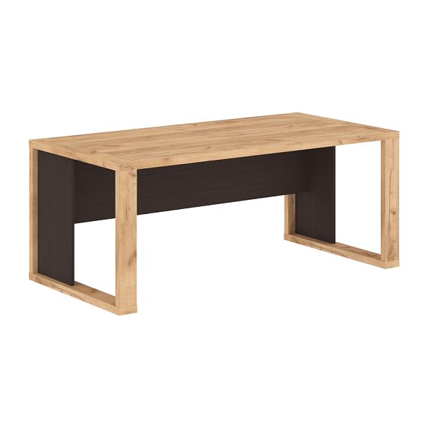 Стол руководителя AST 189 Дуб Бофорд/Венге Магия 1800х900х750 ALTO - Вид 1