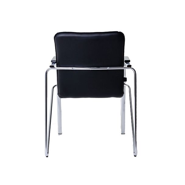 Стул Самба, экокожа черная, гальваника - Вид 5