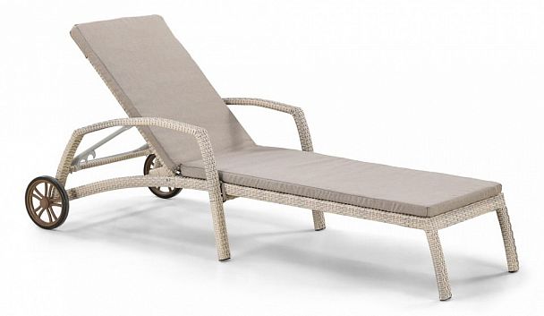 Лежак A35C2-W85 Latte с матрасом - Вид 1