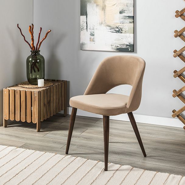 Стул Lars Diag beige/т.орех - Вид 11