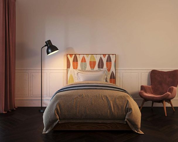 Кровать Berber 120х200 см принт 48 арт BB42/Print_48 - Вид 2