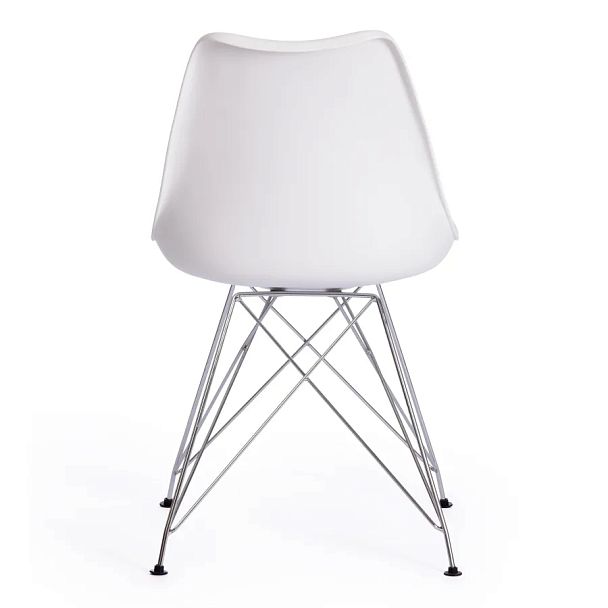 Стул Тулип Айрон Чаир/Tulip Iron Chair (мод.EC-123)/1 шт. в упаковке, металл/пластик, white (белый) - Вид 4