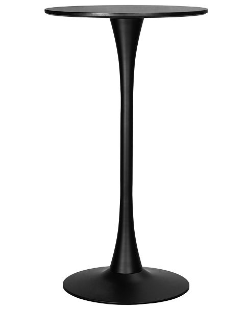 Стол барный MIA BAR (черная столешница, черное основание) - Вид 1