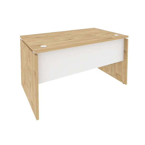 Onix Стол письменный O.SP-3.8 Тиквуд светлый/Белый бриллиант 1380*800*750 - Вид 1