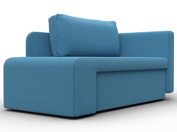 Кушетка Лига-097 Рогожка голубой - Вид 3