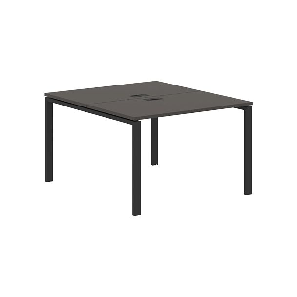 Стол 2-х местный EUWST 1113 Мокко/Черный 1160х1346х750 EDIS - Вид 1