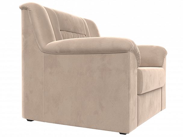 Кресло Карелия (полностью велюр бежевый) - Вид 3