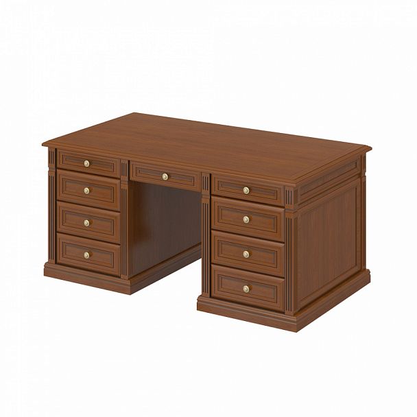 Стол руководителя "Версаль" ПК-ВР-СТ175х90/КП-В1-209 орех орвието - Вид 1