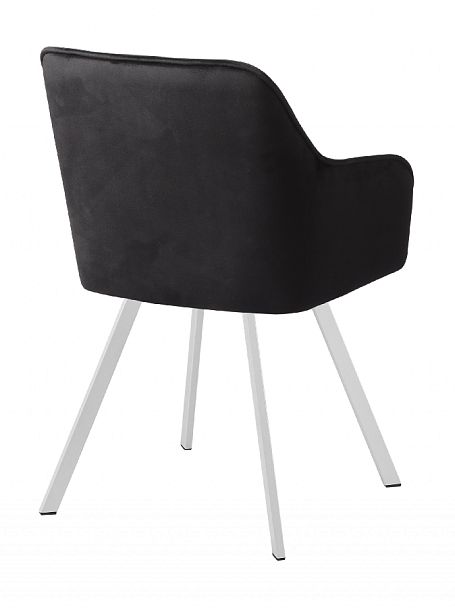 Кресло поворотное Мони, черный H-75/белый - Вид 5