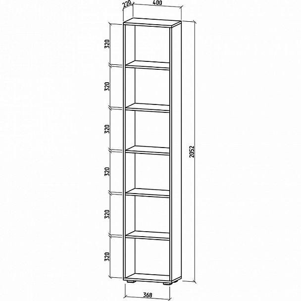 Стеллаж-колонка Эльбрус-1 - Вид 4